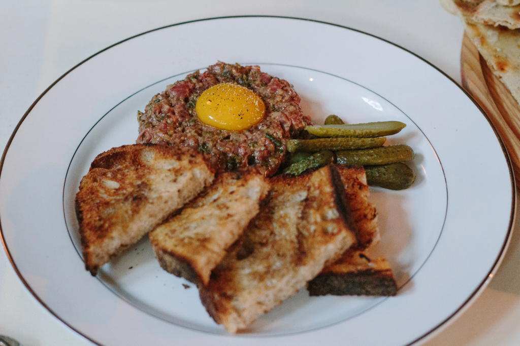 Tenderloin steak tartare // Photo: @Chelsias at Maple & Ash