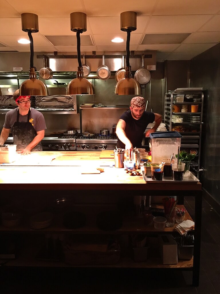 Kitchen action at Pub Royale // Photo: @sherriesavorsthecity