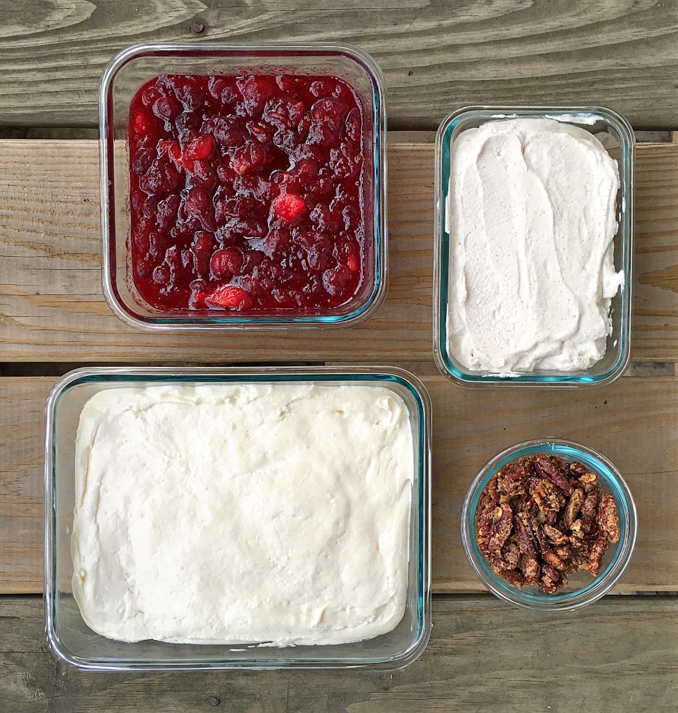 Components of the Holiday Cheesecake // Photo: @sherriesavorsthecity