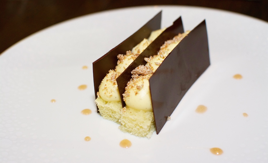 Boston Cream Pie at Swift & Sons // Chicago Magazine's Secret Supper // Photo: @fabsoopark