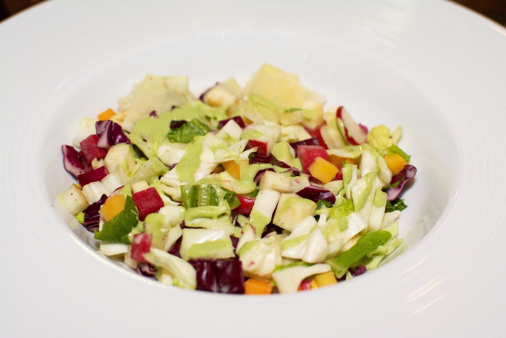 Autumn Chopped Salad at Swift & Sons // Chicago Magazine's Secret Supper // Photo: @fabsoopark