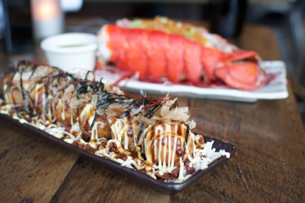 Takoyaki at Yuzu Sushi & Robata Grill // Photo: @fabsoopark