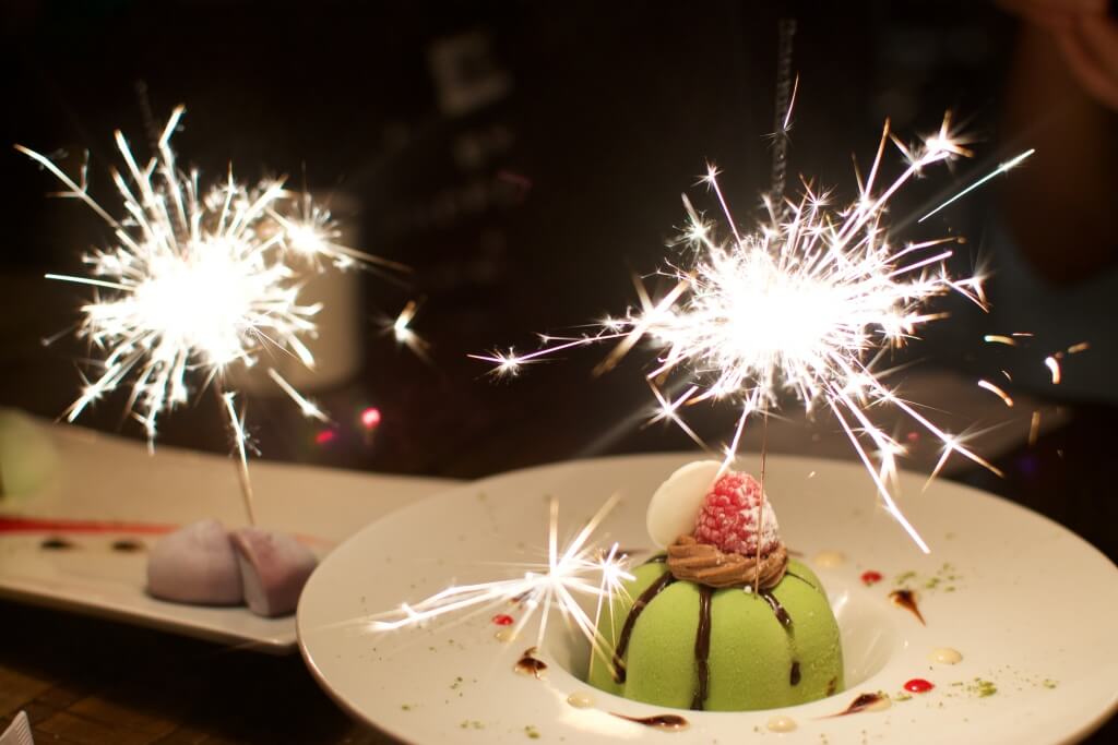 Dessert at Yuzu Sushi & Robata Grill // Photo: @fabsoopark