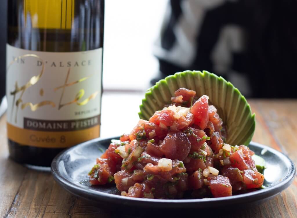 Tuna Poke at Yuzu Sushi & Robata Grill // Photo: @chelsias