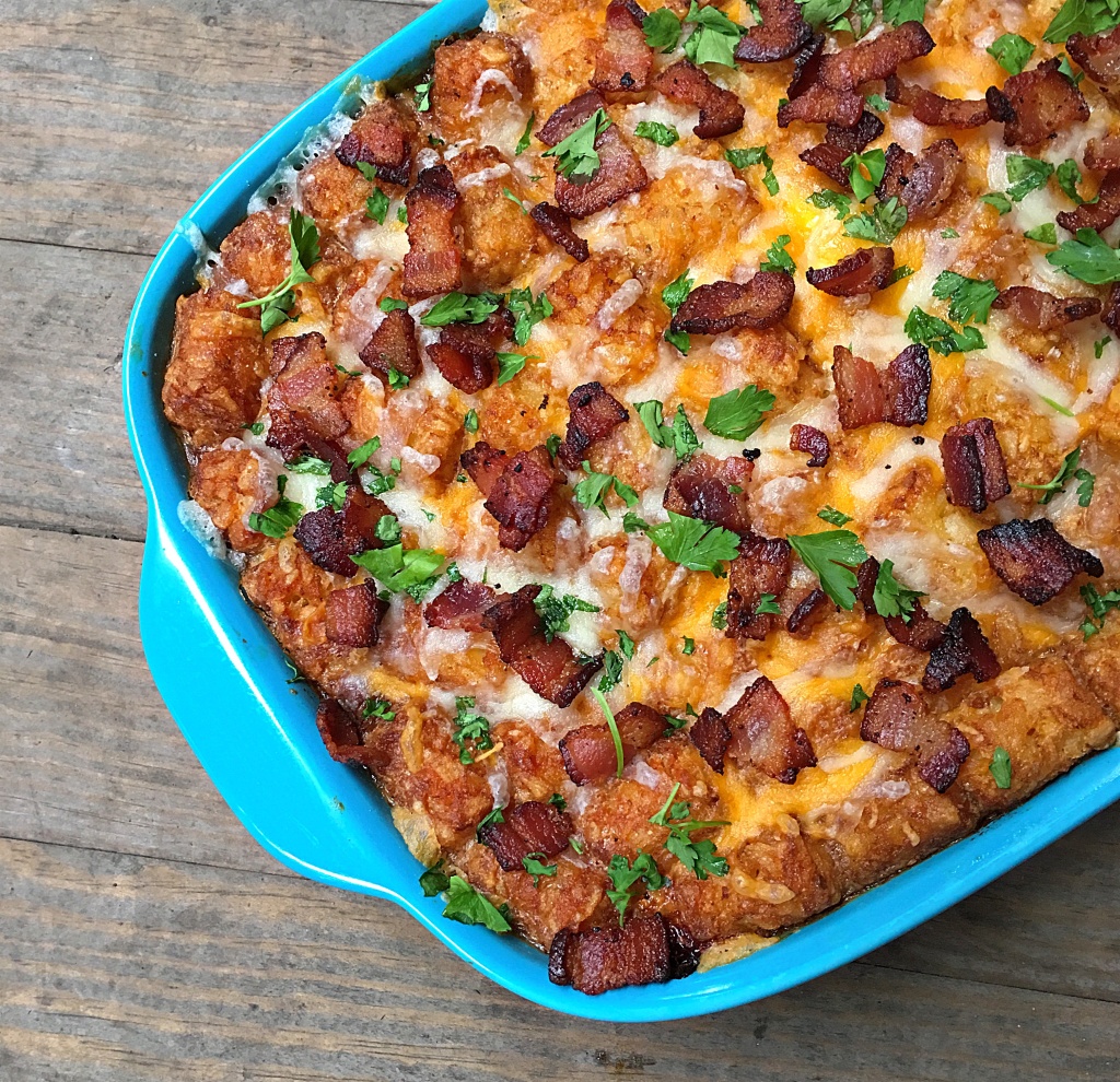 Holiday Breakfast Casserole // Photo: @sherriesavorsthecity