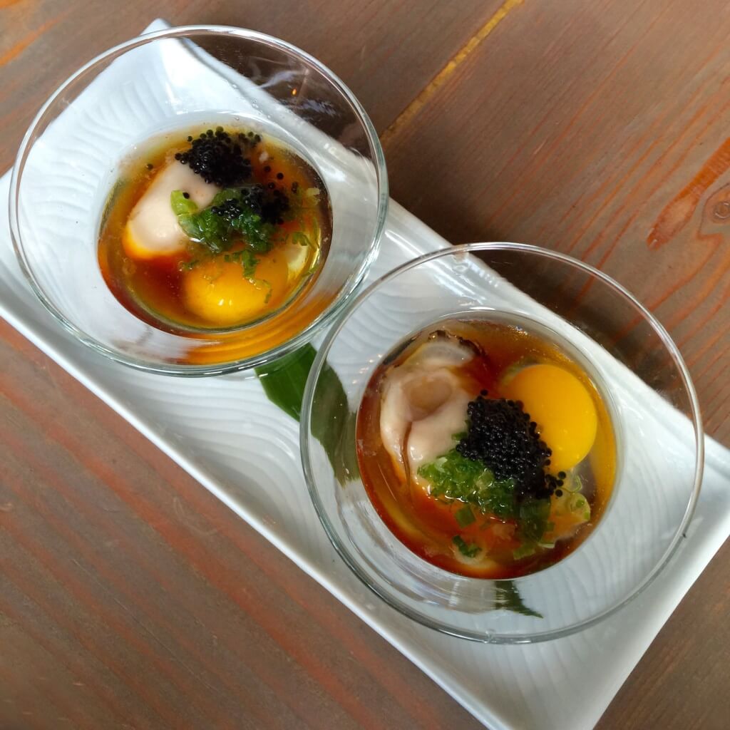 Oyster Shooters at Kai Zan // Photo: @fabsoopark