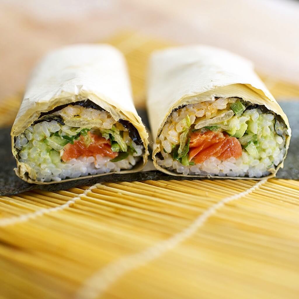 Sushirrito by Diane Kang // Photo: Frank Lieu