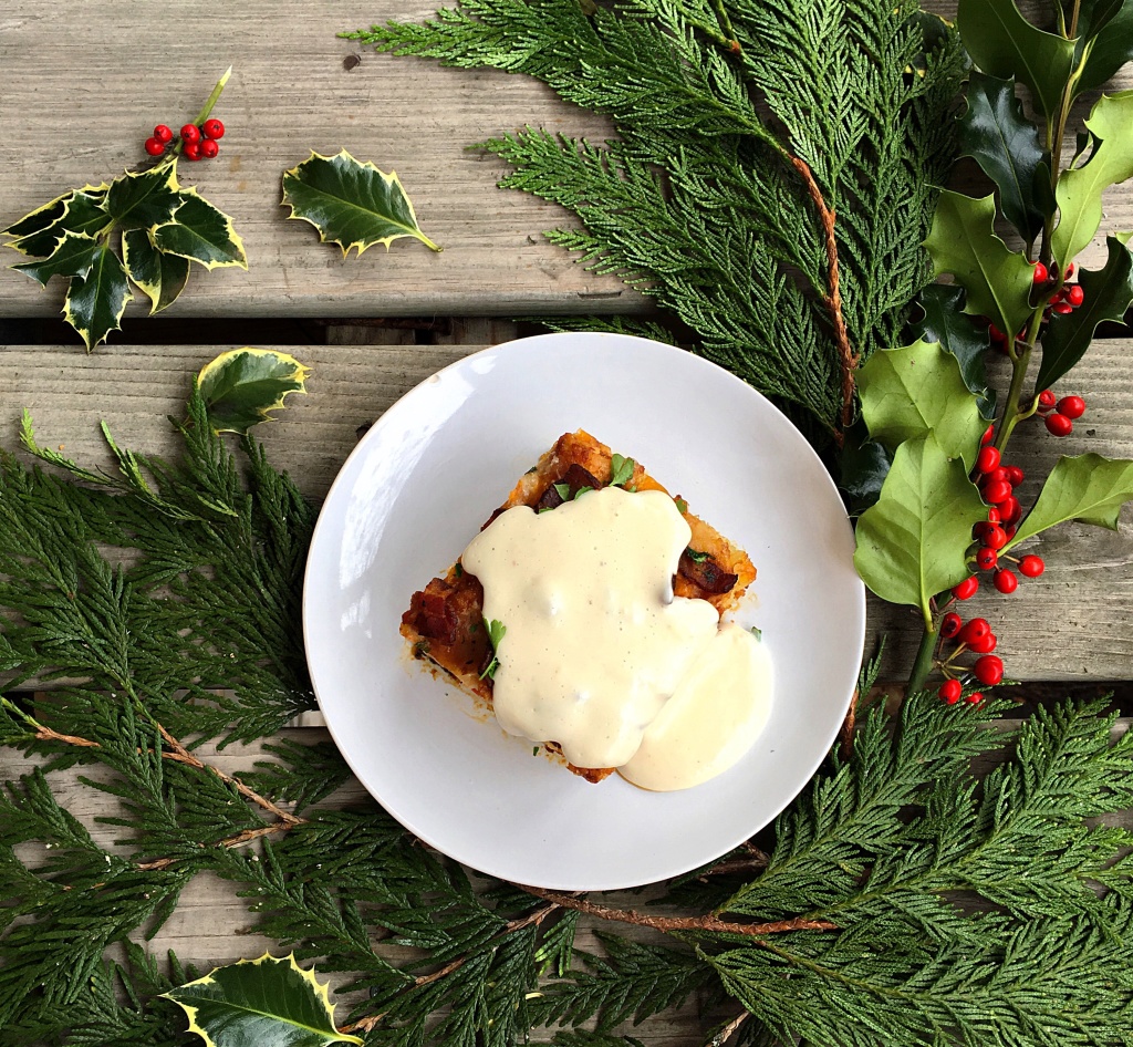 Holiday Breakfast Casserole // Photo: @sherriesavorsthecity