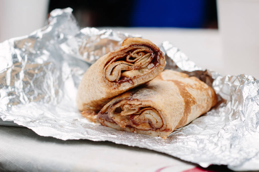 Banana and nutella crepe // Photo: @chelsias