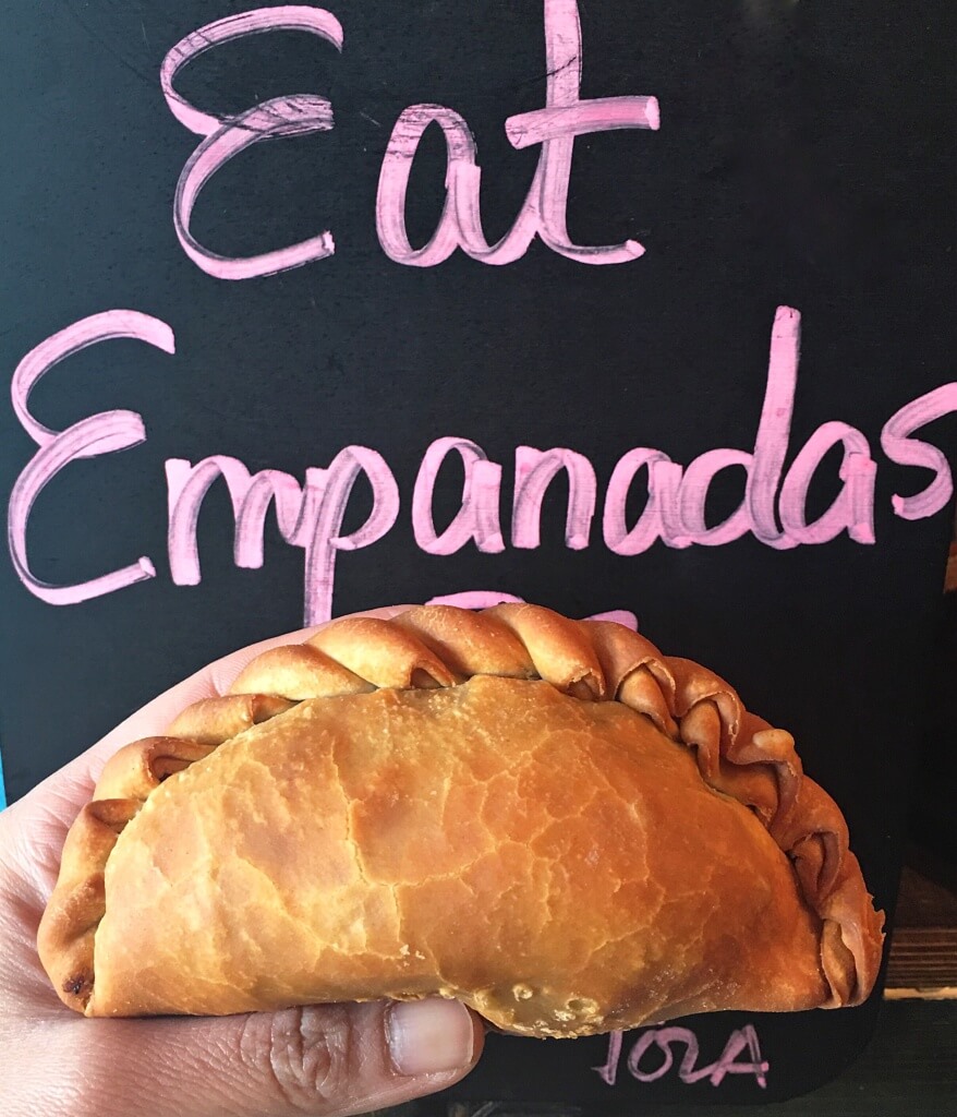 Empanada at Cafe Tola // Photo: @sherriesavorsthecity