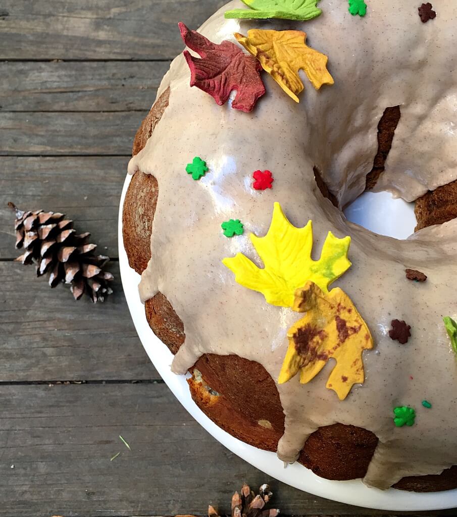 Spiced Apple Cake with Cider Glaze // Photo: @sherriesavorsthecity