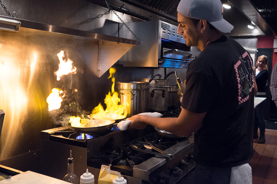 Chef Demo at The Pasta Bowl // Photo: @kristen_mendiola