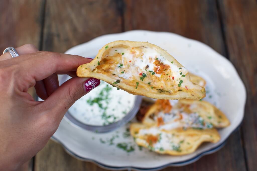 Kimchi & Oaxaca Empanadas at Mott St // Photo: @fabsoopark