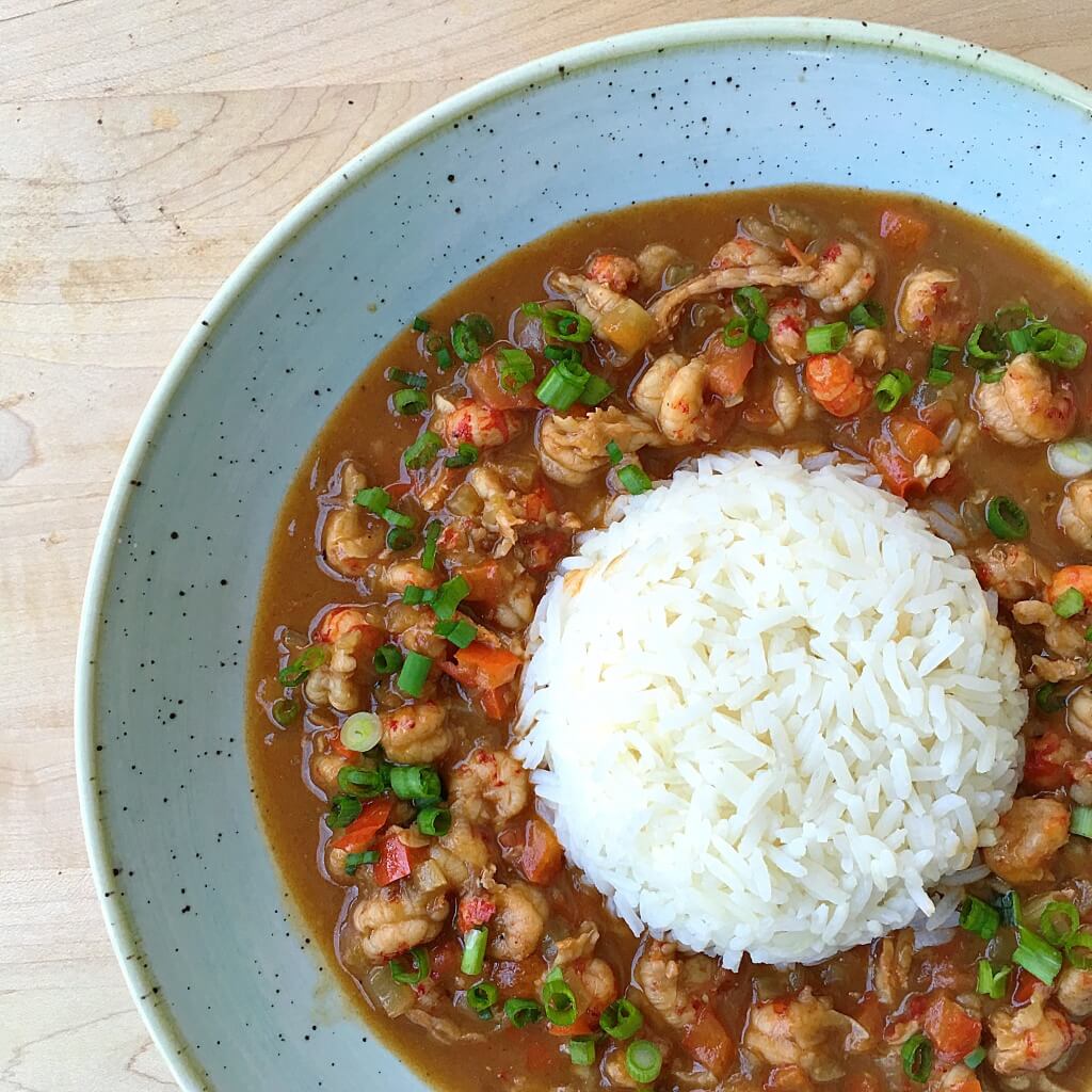 Crawfish Étouffée // Photo: @sherriesavorsthecity