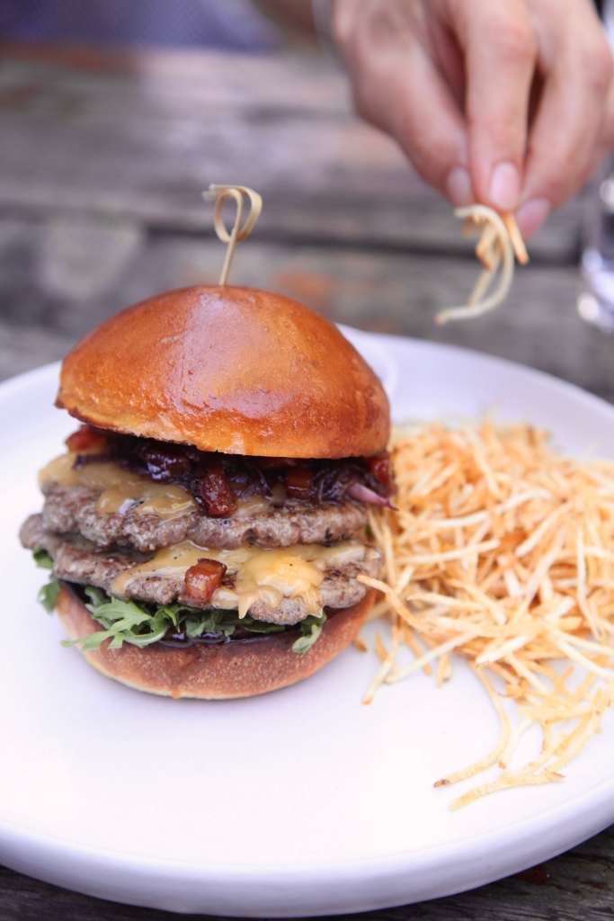 Burger from The Cotton Duck // Photo: Christina Slaton