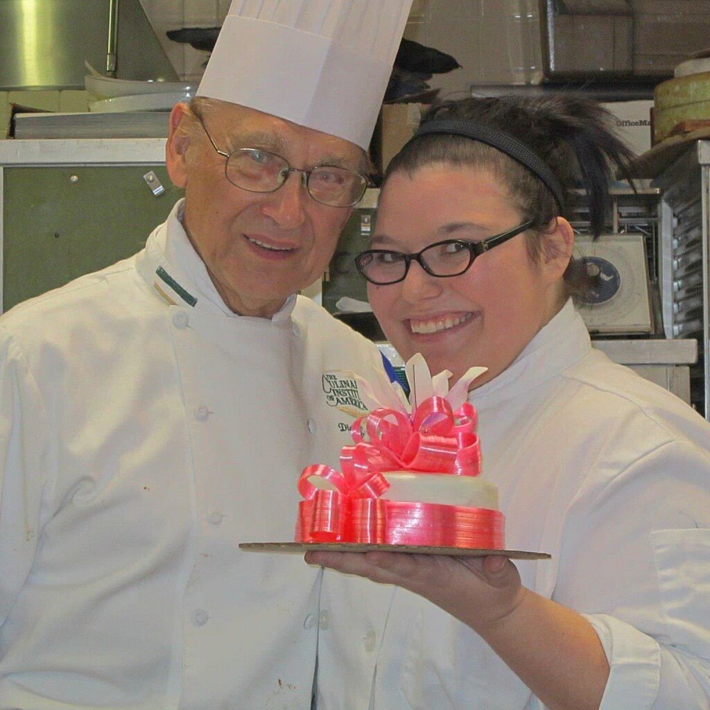 Chef Dieter Schorner and Kendall Zusman 