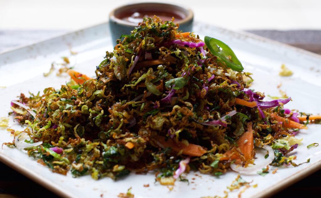 Crispy Brussels Sprouts at MAD Social // Photo: @fabsoopark