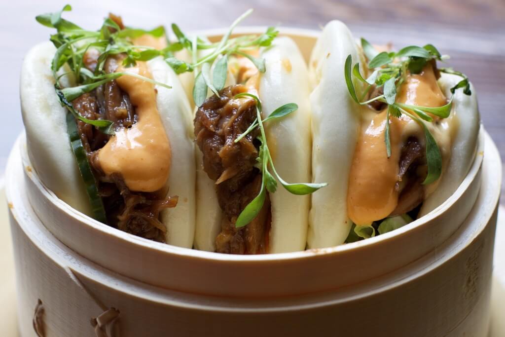 Duck Confit Bao Tacos at MAD Social // Photo: @fabsoopark