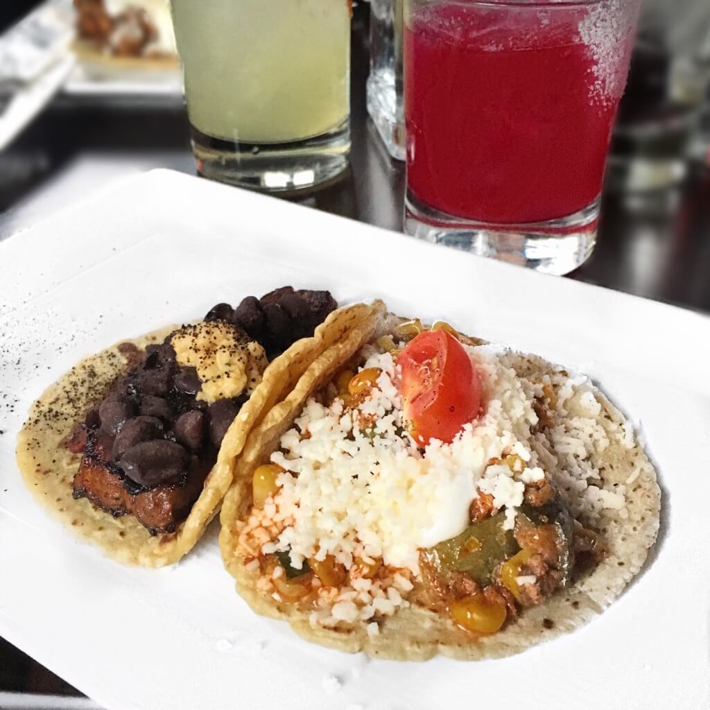 Pancita and Calabacitas en Chorizo Tacos at más // Photo: @topchicagoeats