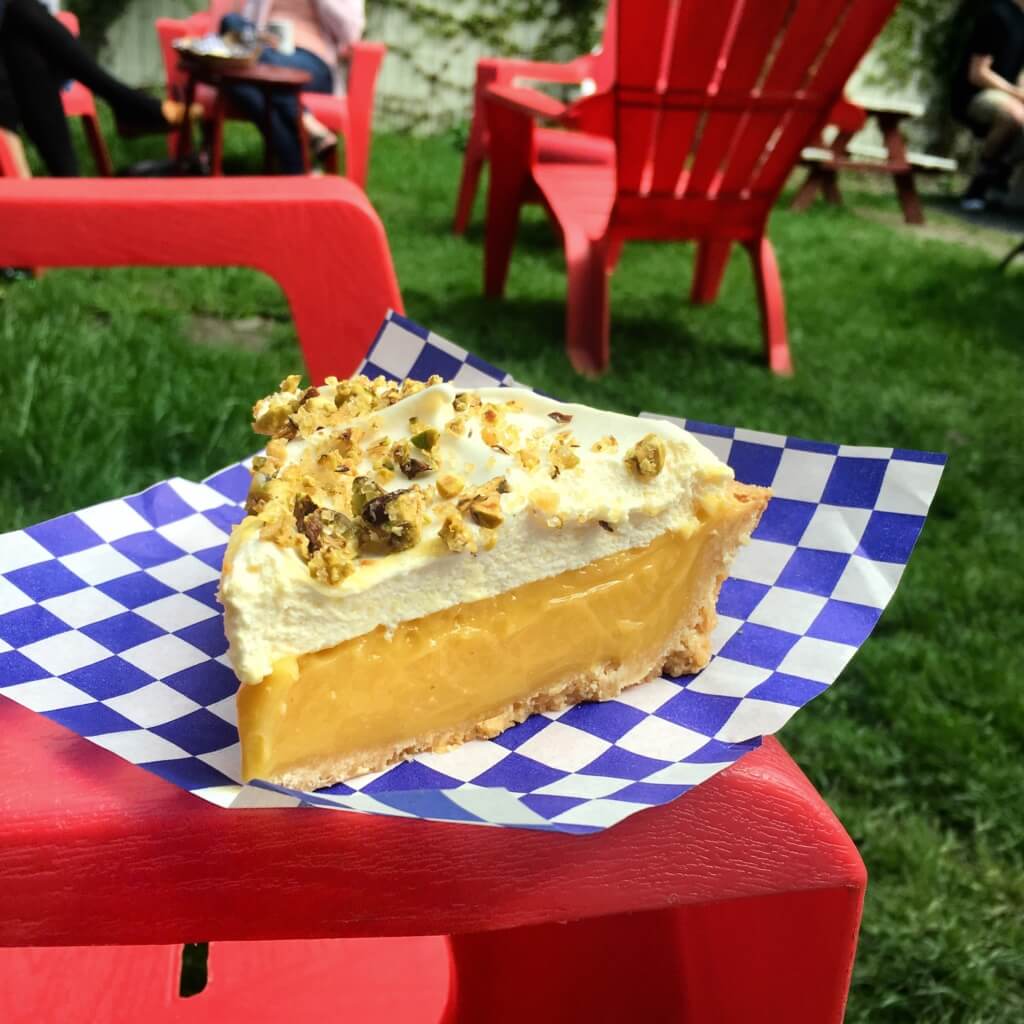 Passion Fruit Pie at Bang Bang Pie & Biscuits // Photo: @topchicagoeats