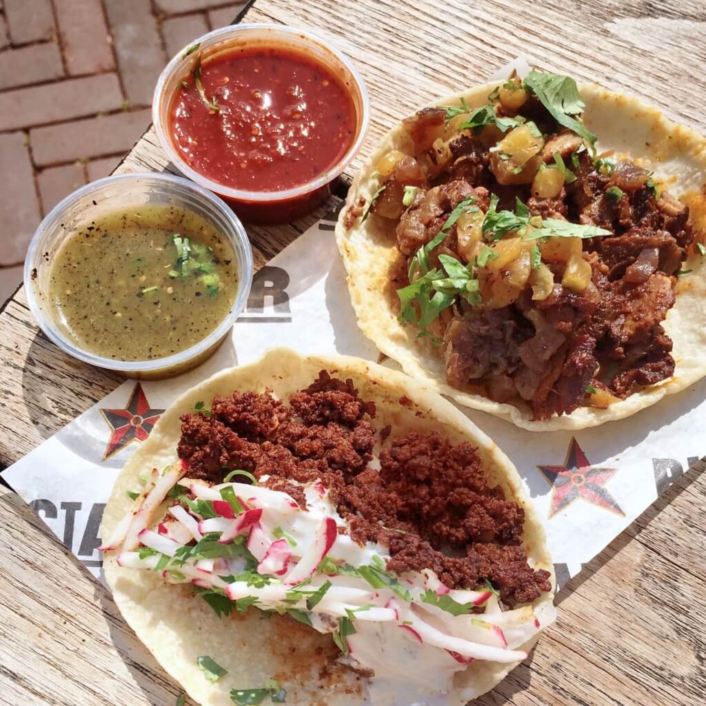 Al Pastor and Chorizo Tacos at Big Star // Photo: @topchicagoeats