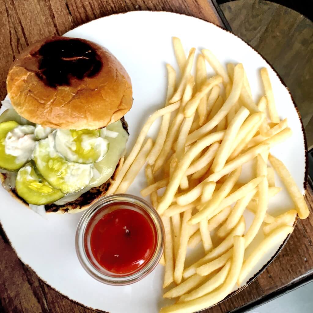 Burger at Forbidden Root // Photo: @topchicagoeats