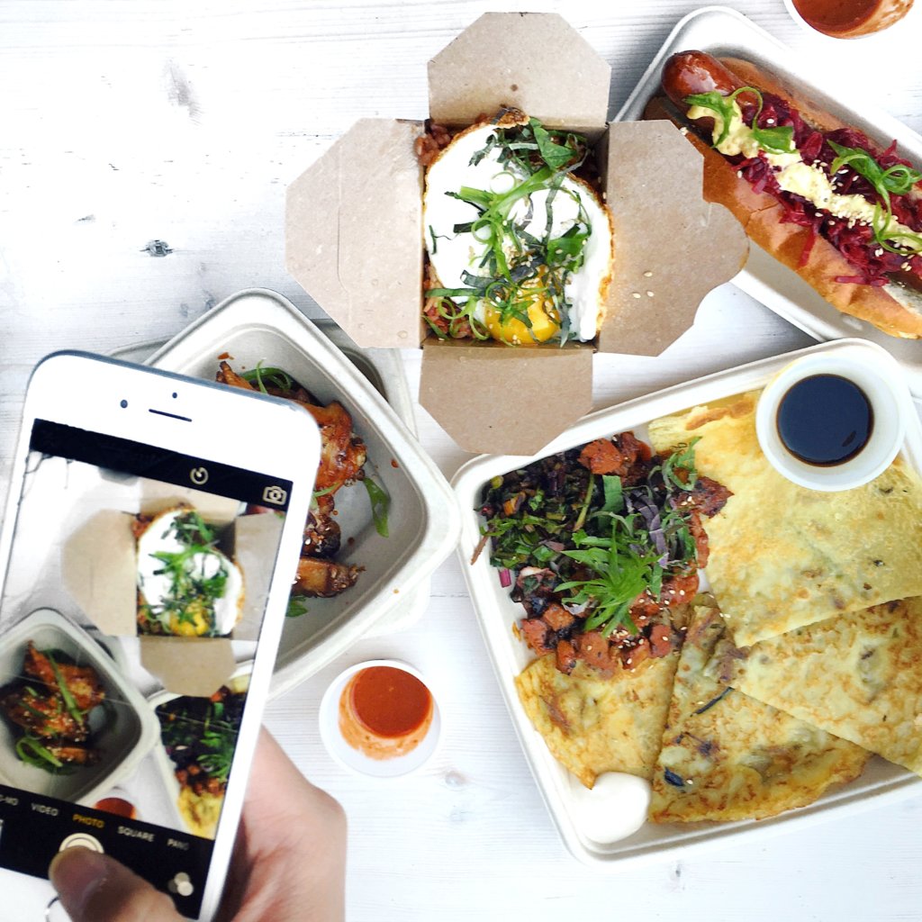 Kopo Wings, Kimchi Fried Rice, Maria's Standard, and Scallion Potato Pancakes at Kimski // Photo: @topchicagoeats