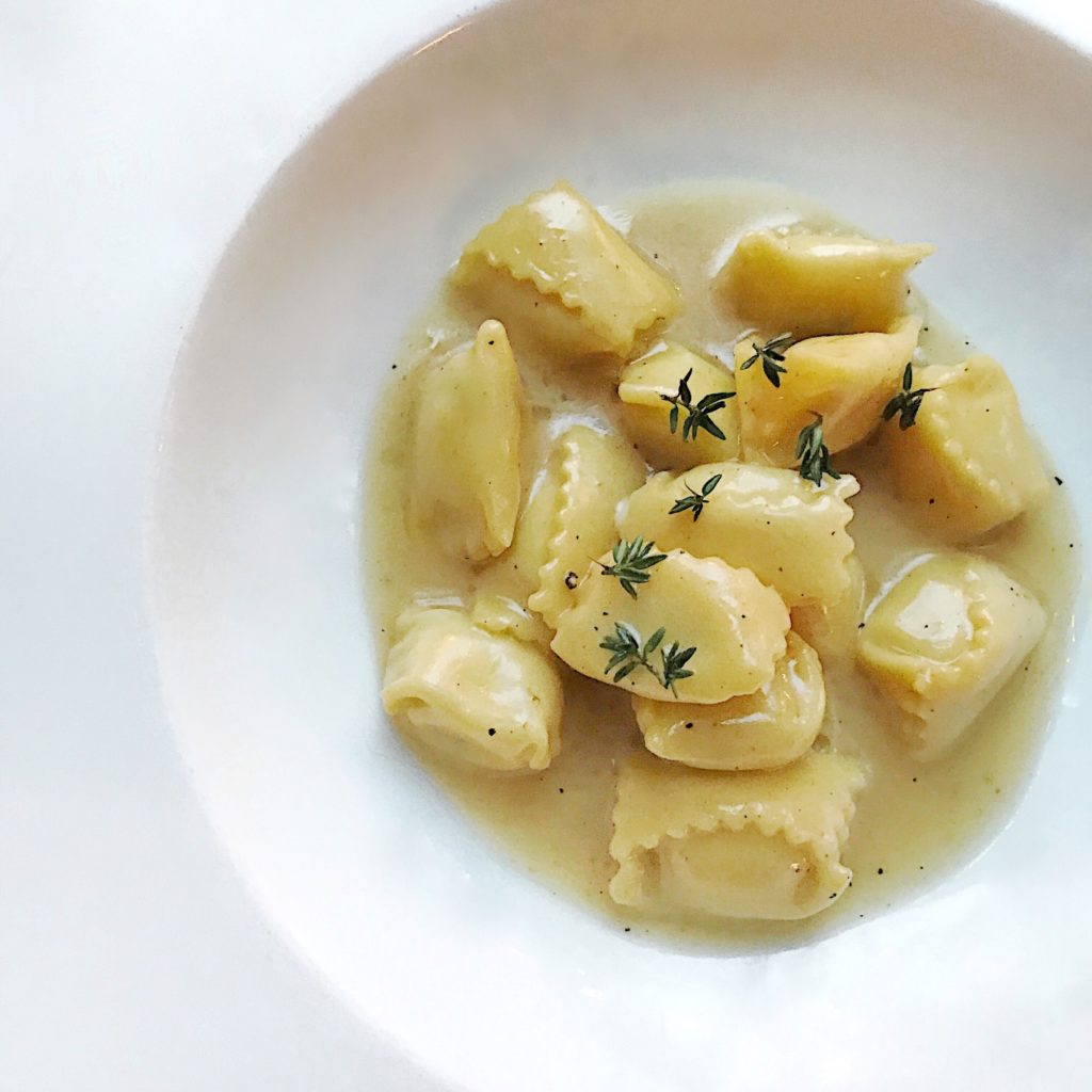 Plin at Osteria Langhe // Photo: @topchicagoeats