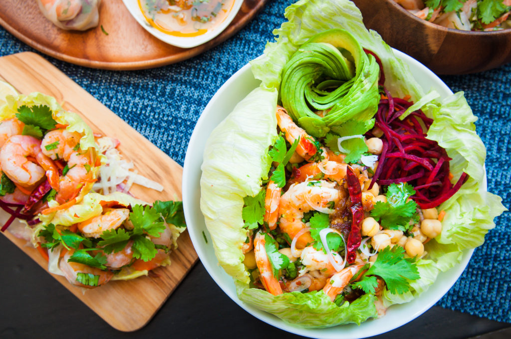 Fab Recipe: Thai Grilled Shrimp Salad 4 Ways // Photo: @natty_s_pantry