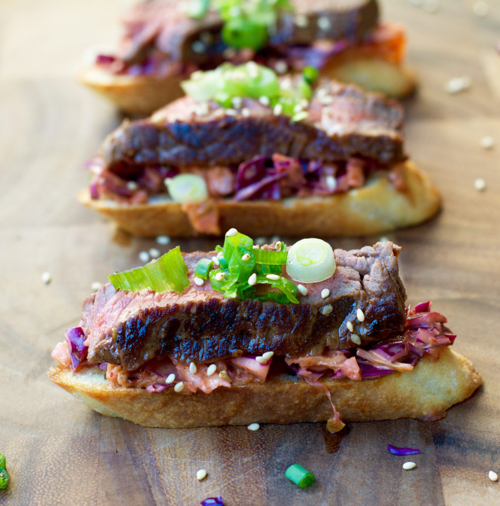 Fab Recipe: PRE Brands Steak Bruschetta 3 Ways // Photo: @fabsoopark
