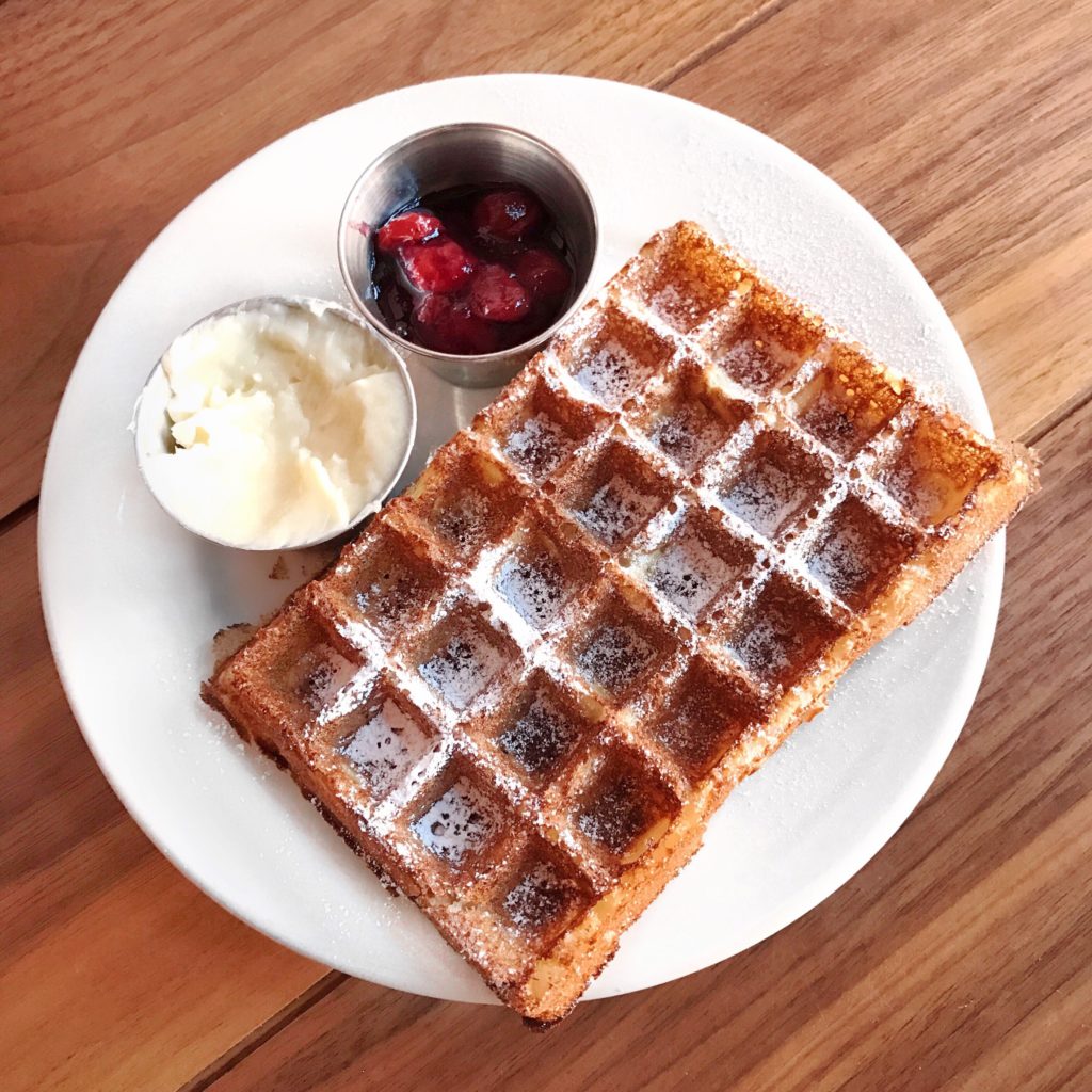 Fab Review: Brunch at The Publican // Belgian Waffle // Photo: @topchicagoeats