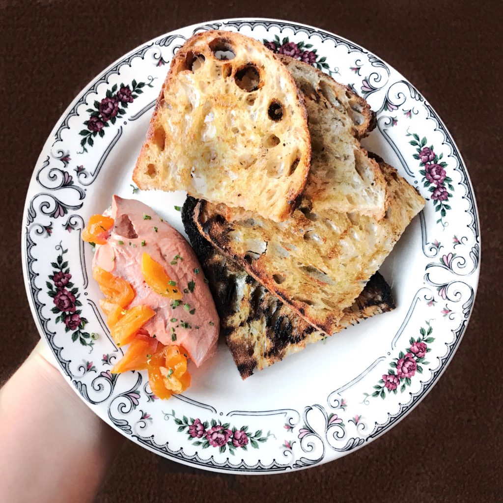 Fab Review: Brunch at The Publican // Chicken Liver Pate // Photo: @topchicagoeats
