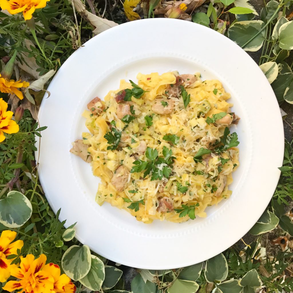 Fab Recipe: Pumpkin Fettuccine with Pork Belly // Amy Lecza // Photo: @fabsoopark