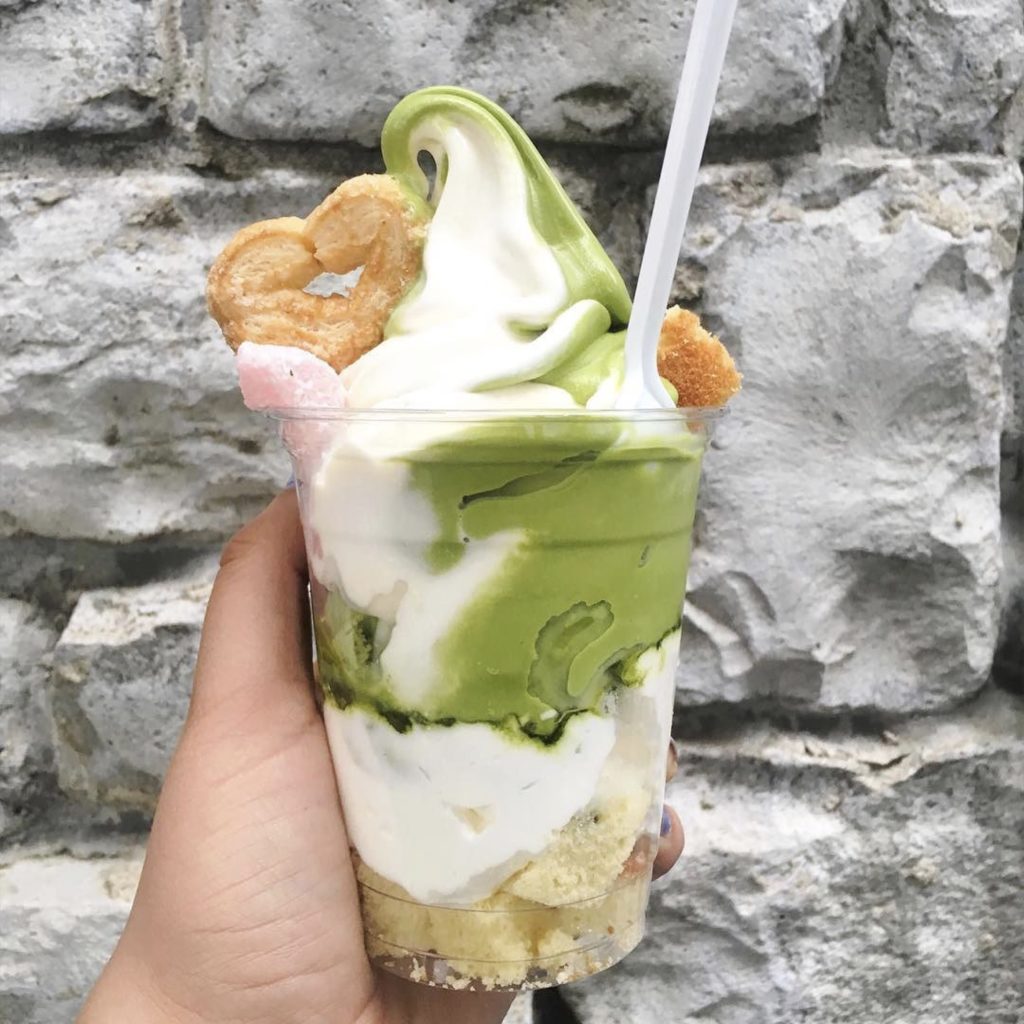 Matcha Parfait at Re Leaf // Photo: @topchicagoeats