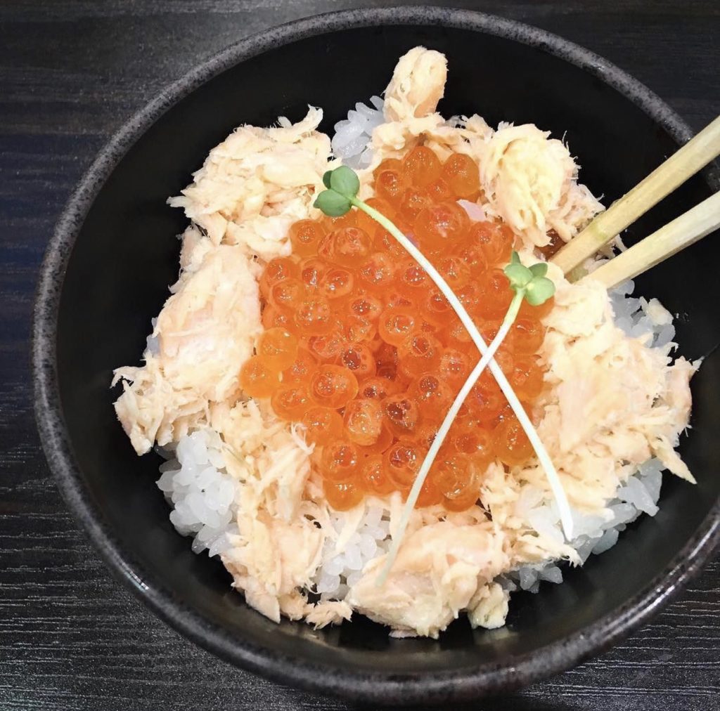 Salmon Roe Rice Bowl at Santouka // Photo: @topchicagoeats