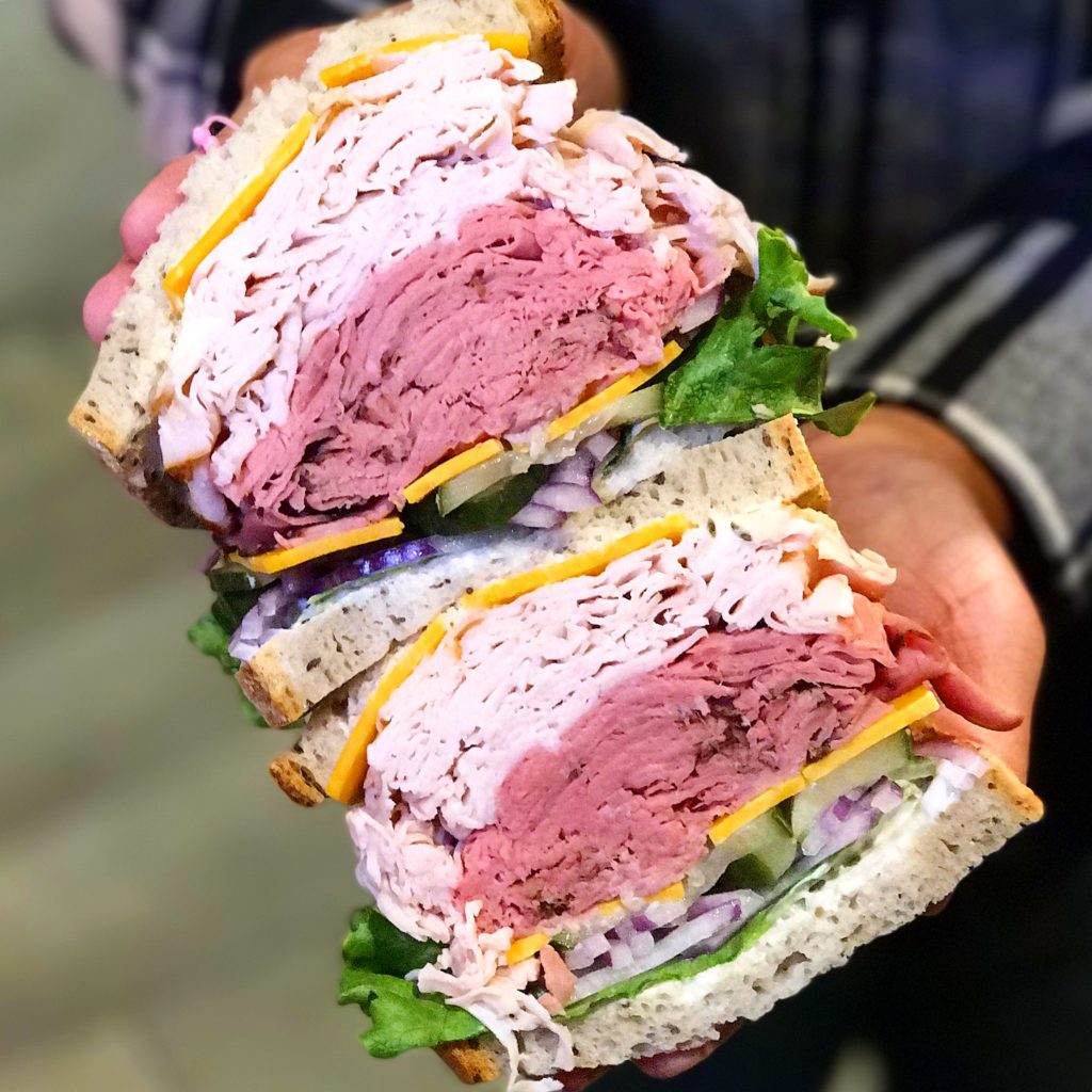 Fab Happenings: Chicago's North Shore Restaurant Month 2017 // Dr. Hoffberg Sandwich at Kaufman's // Photo: @fabsoopark