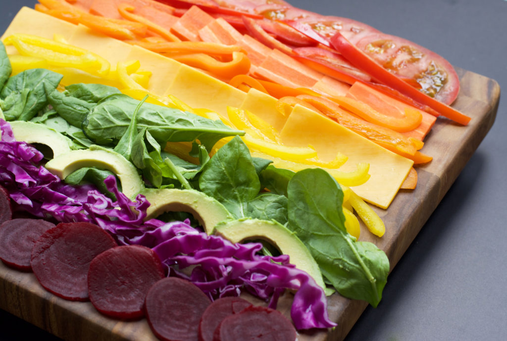 Fab Recipe: Healthy Vegetarian Rainbow Sandwich // Photo: @fabsoopark