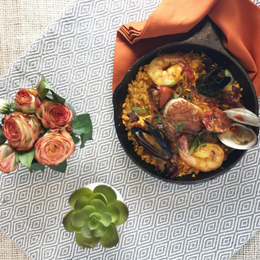 Fab Happenings: Kitchfix // Butternut Seafood Paella // Photo: @fabsoopark