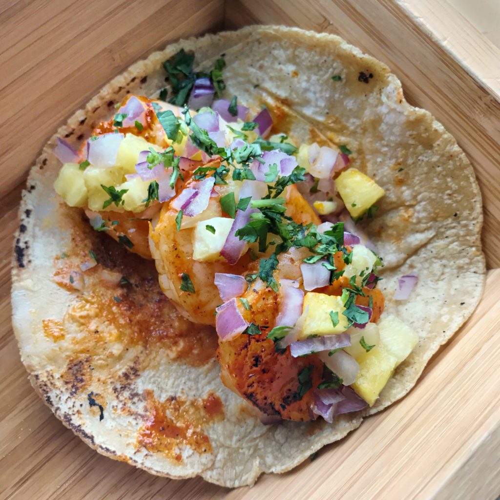 Fab Review: Lunch at Quiote // Taco de Camarones // Photo: @topchicagoeats