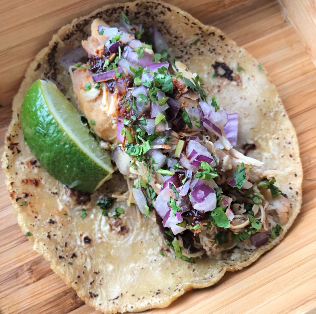 Fab Review: Lunch at Quiote // Taco de Pollo // Photo: @topchicagoeats