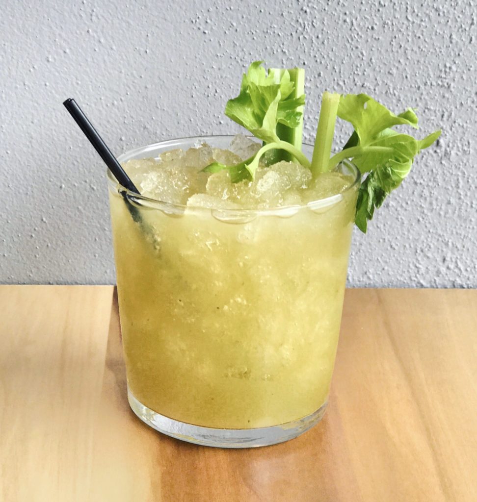 Fab Review: Lunch at Quiote // Celery Shrub Cocktail // Photo: @topchicagoeats