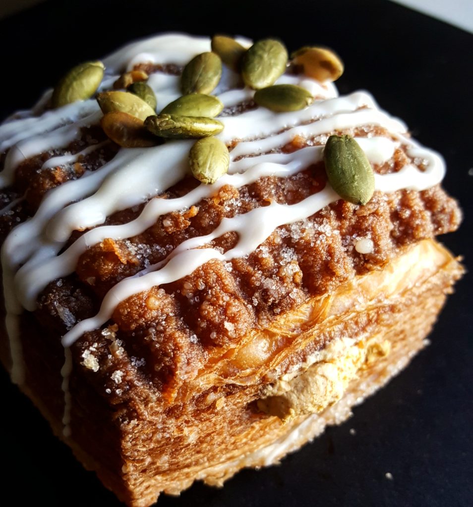 Pumpkin Spice Doughssant at West Town Bakery // Photo: @poweredbydoughnuts