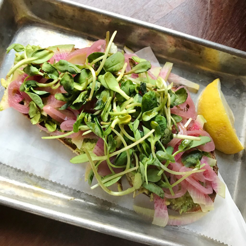 Avocado Toast at Café Integral // Photo: @topchicagoeats