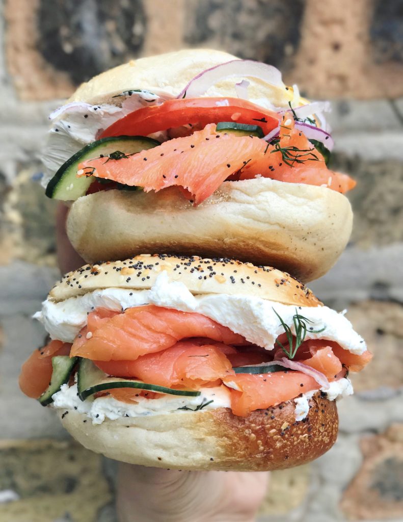 Lox Bagels at Fairgrounds Coffee and Tea // Photo: @topchicagoeats