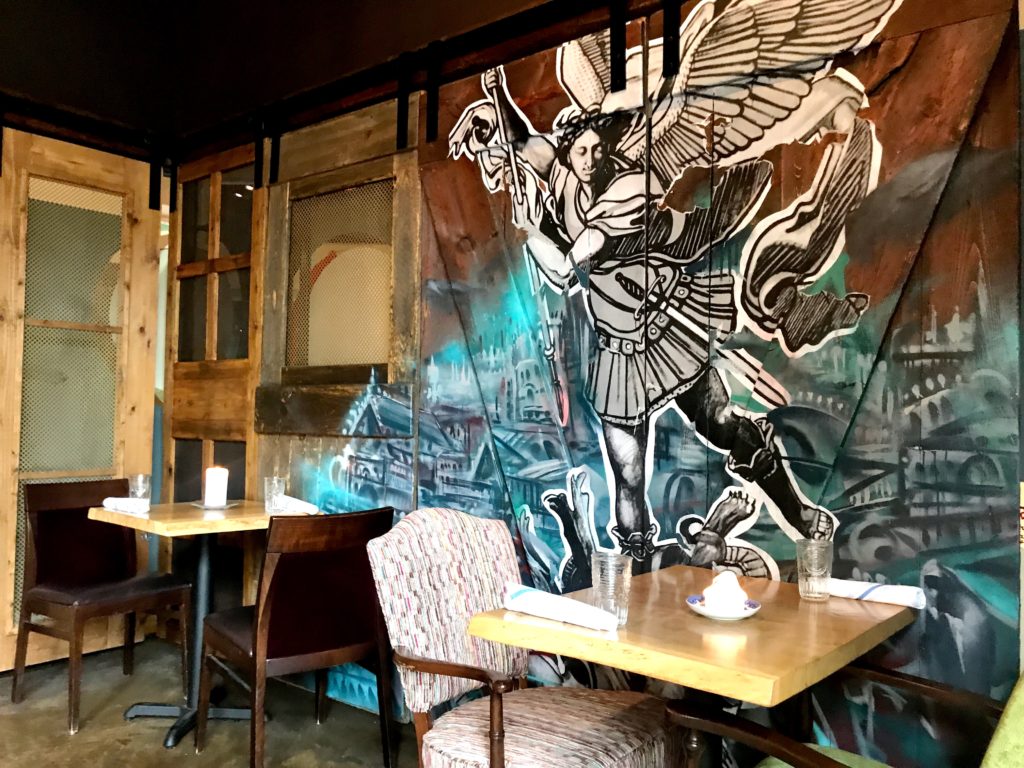 Fab Review: Brunch at Bar Lupo // Mural // Photo: @topchicagoeats