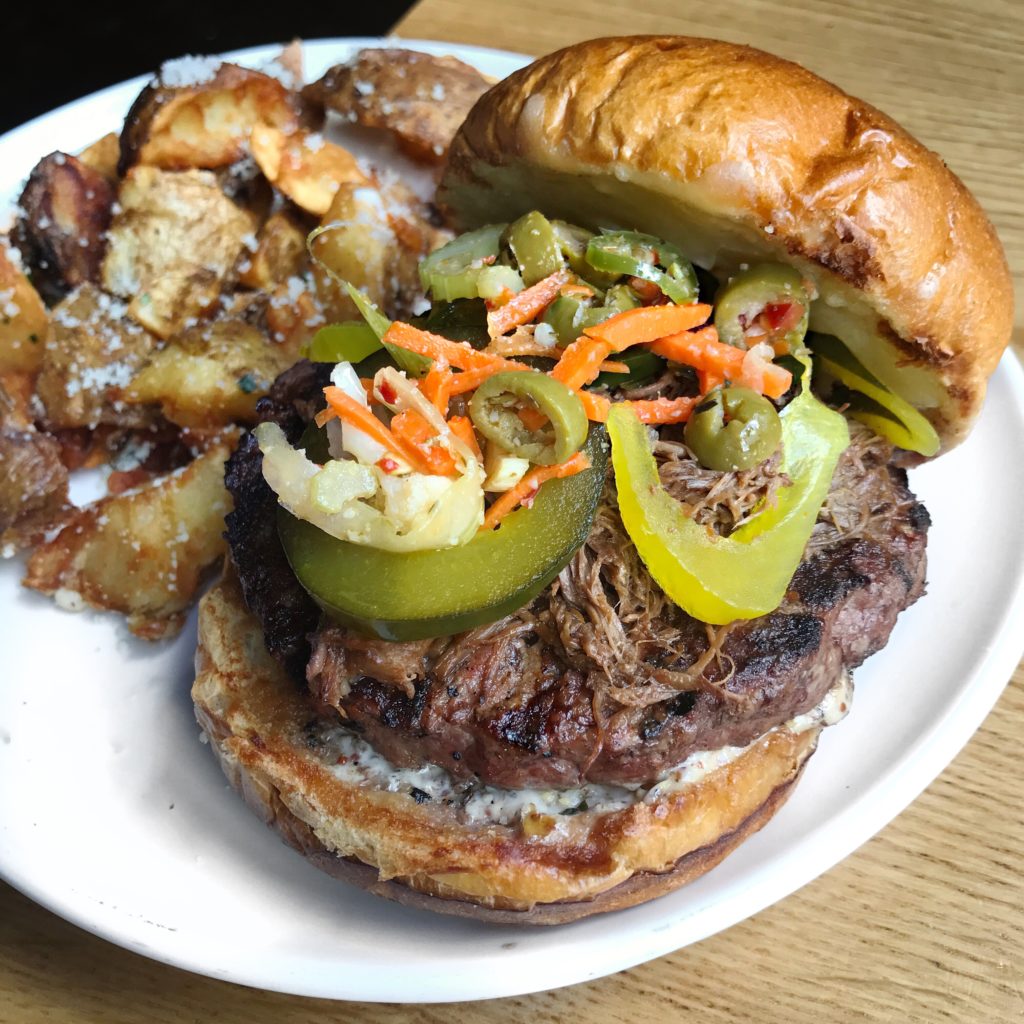 Fab Review: Brunch at Bar Lupo // Piedmont Pub Burger // Photo: @topchicagoeats