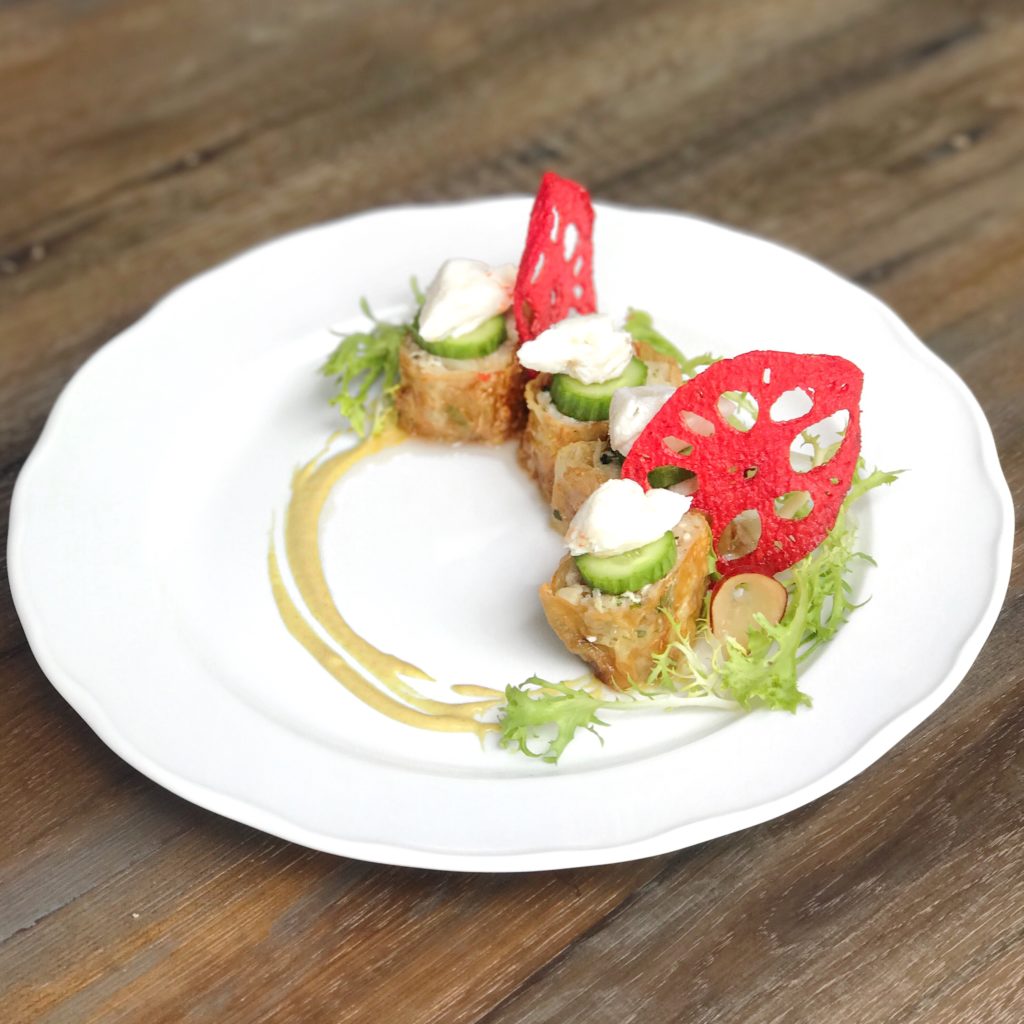 Fab Review: NaKorn // Crab Cake Bite // Photo: @topchicagoeats