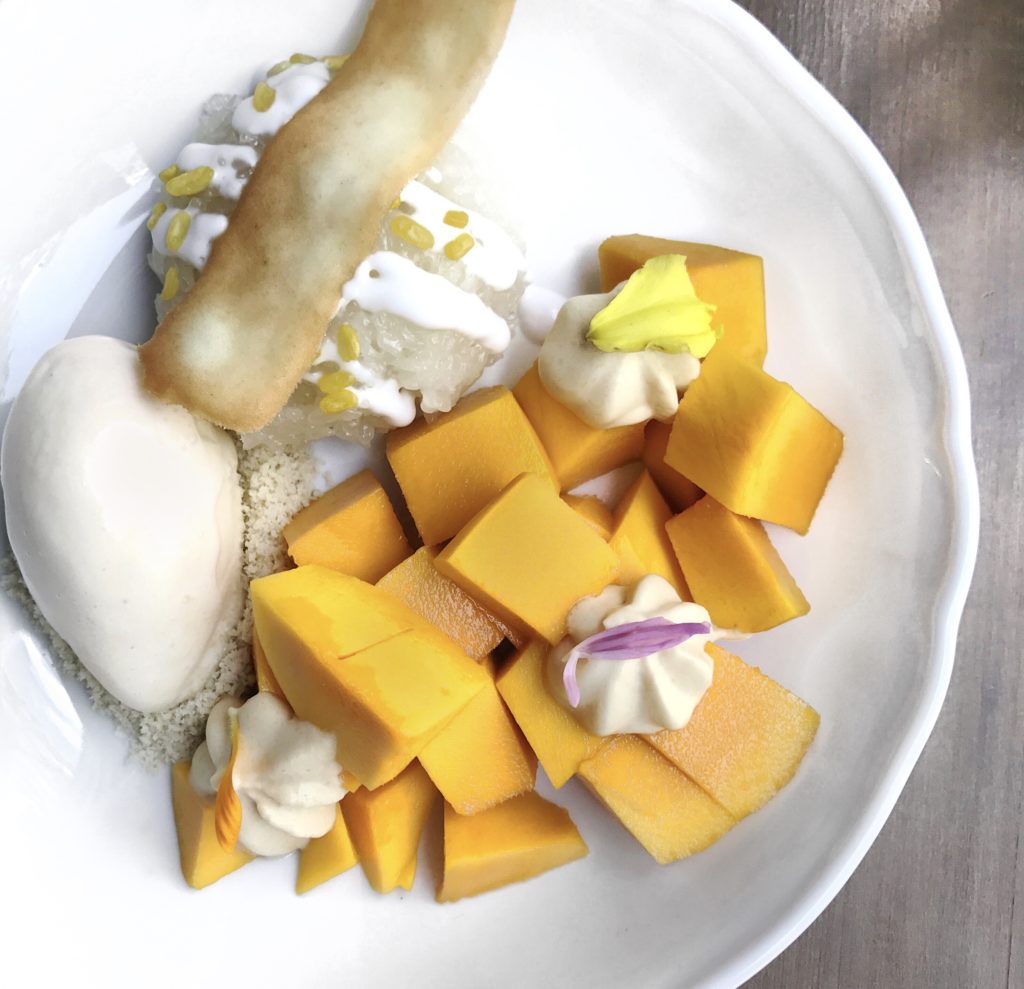 Fab Review: NaKorn // Mango Sticky Rice // Photo: @topchicagoeats