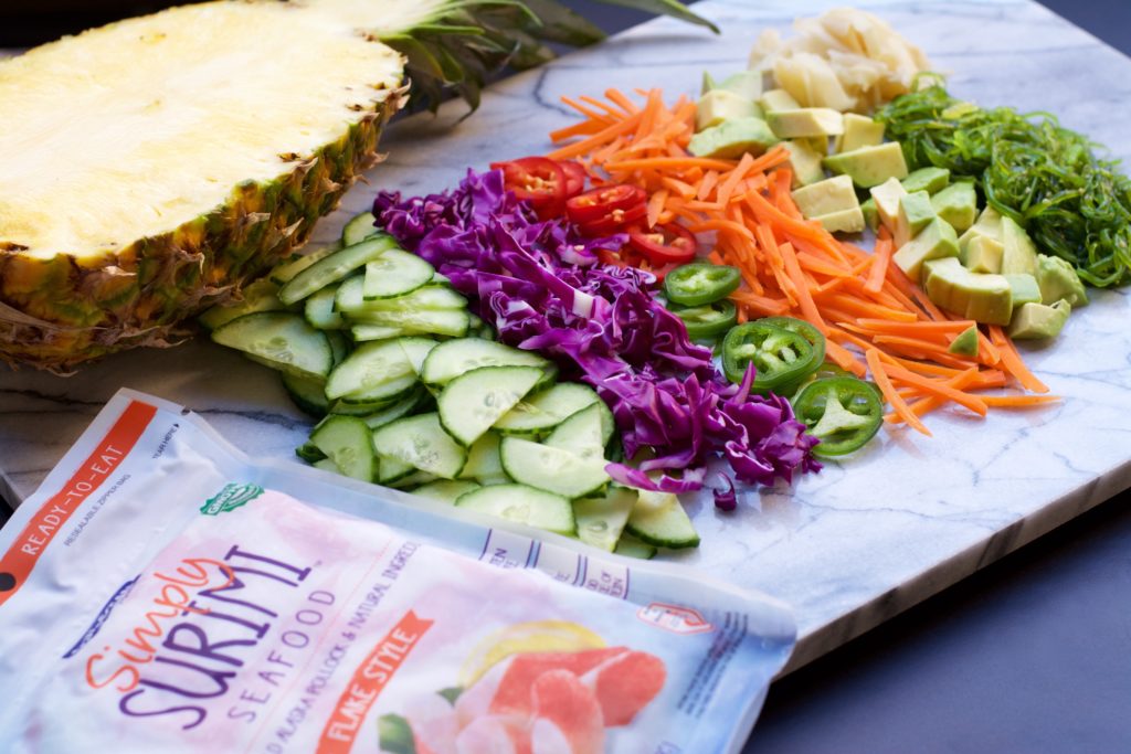 Fab Recipe: Simply Surimi & Cucumber Sunomono Poke Bowl // Photo: @fabsoopark