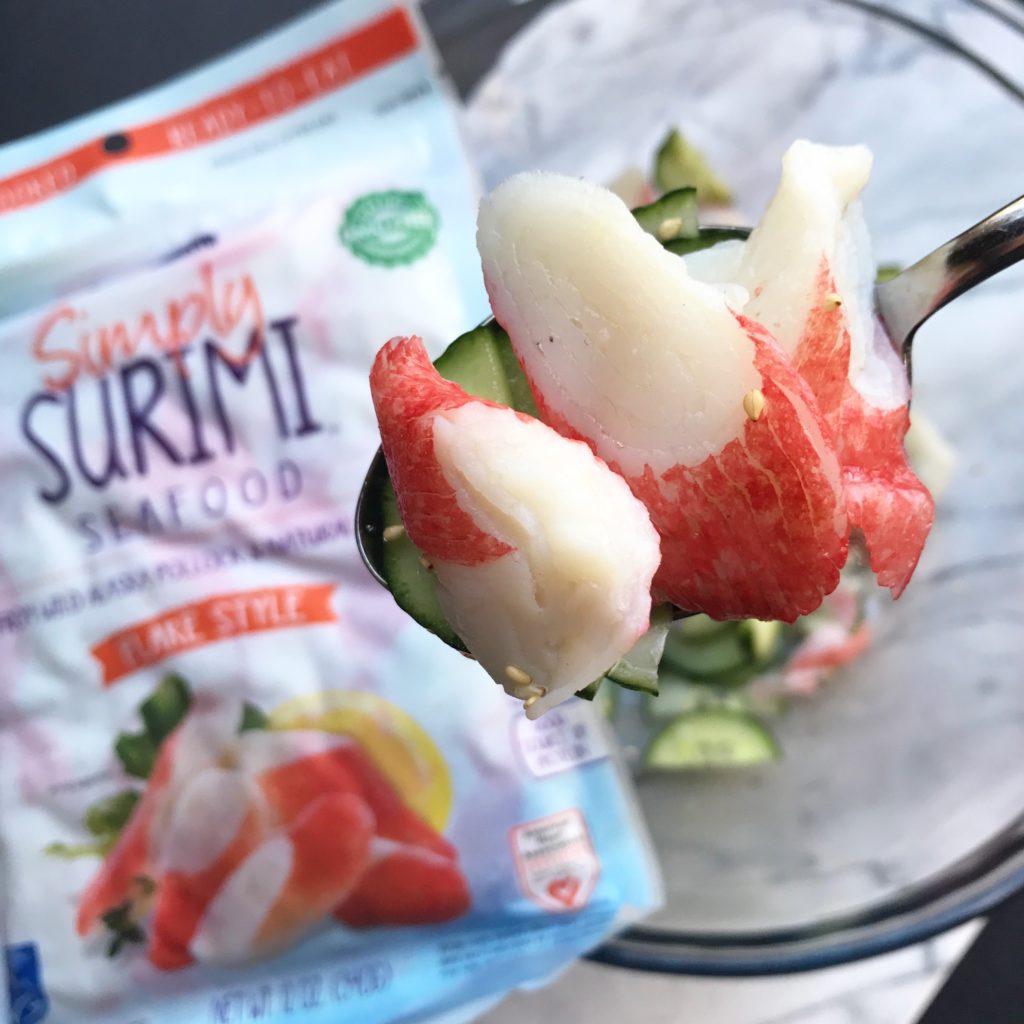 Fab Recipe: Simply Surimi & Cucumber Sunomono Poke Bowl // Photo: @fabsoopark